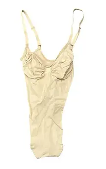 Skims Seamless Sculpt Thong Bodysuit Nude Women's Medium NWOT