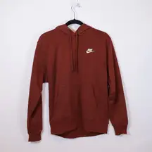 Nike Sportswear Club Fleece Cotton Pullover Kangaroo Pocket Hoodie Sweatshirt S