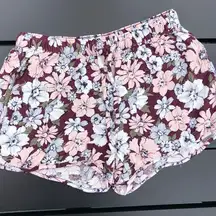 flower patterned small flowy shorts :-)