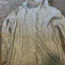 Turtleneck knit sweater