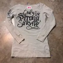 Blac Label Pink Emo Grunge Vintage Embossed Streetwear Size small