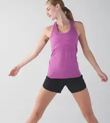 Lululemon Swiftly Tech Racerback Heathered Ultra Violet