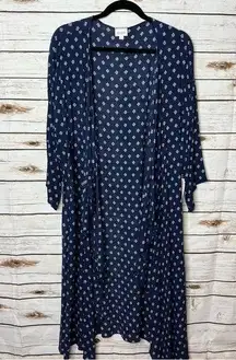 LuLaRoe Shirley Kimono Cover Up Size L NWT