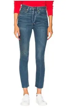 RE/DONE Originals Jean Women Sz 27 High Rise Crop Normcore Basic Stylish Classic