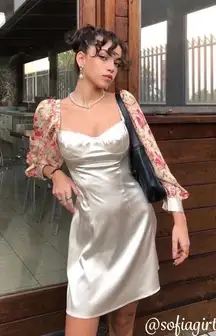 Cider mini silk dress