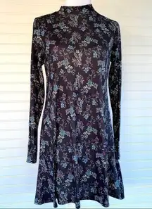 Cowl neck tunic dress, long sleeve Size Large