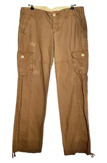 Vintage lei Low Rise Cargo Khaki Pants Junior 11 | Y2K Utility Streetwear Grunge