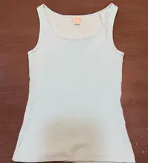 Halogen Womens Small Tank Top Sleeveless Knit Casual Basic Top‎ Light Blue