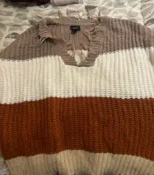 multi colored sweater