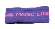 Vintage 80s FILA Magic Line Ski Headband Purple Pink