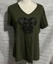 District - leopard Minnie Mouse Head - T-Shirt - XL