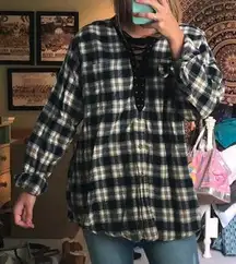 Furst Of A Kind Lace Up Flannel