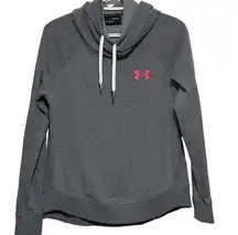 Under Armour Women's Loose Gray‎ Hoodie with Funnel Neck Size S