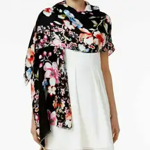 INC Butterfly Garden floral scarf