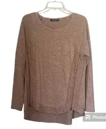 Doe & Rae long sleeve top with zipper detail