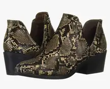 Size 8 Snake Print Ankle Boots Brand New