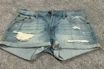 Abercrombie & Fitch Ripped and cuffed‎ shorts size 2 NWOT