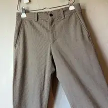 Zara plaid trousers pants office work career classic business casual academia 29