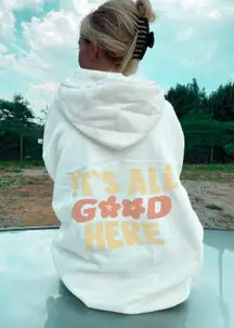 Sunkissed Coconut It's All Good Here Cream Sweatshirt