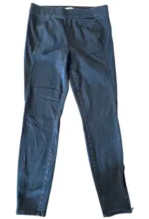 Lou & Grey‎ Gray Zipper Ankle Skinny Pants Casual Pull On Womens Medium