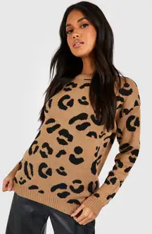 Leopard Print Sweater