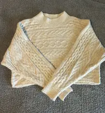 Allie Rose Knit Cropped Sweater