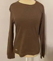 Ralph Lauren Brown Long Sleeve Top