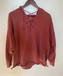 Aerie Lace Front Sweatshirt 