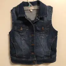 Blue Denim Vest