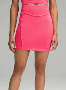 Lululemon Scuba High-Rise Mini Skirt Glaze Pink Size Small