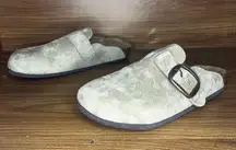 *READ* Madden Girl Prim Taupe Fab slip on clog mule *Mixed sizing* sizes R10 L9