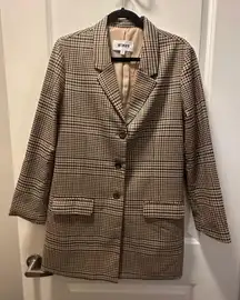 Plaid Tartan Blazer Jacket