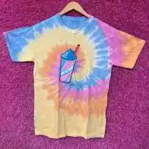  Odd Future Blue Raspberry Frozen Treat OFWGKTA Rap Tie Dye M