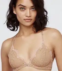 Free People NWT $38  Slow Dance Underwire Bra Nude 32A