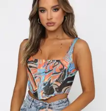 White Fox Something About You Corset Top