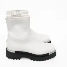 Jeffrey Campbell - Devout White Chunky Platform Ankle Boots | Size 37 (US 6.5–7)