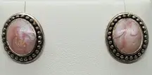Kenneth Cole Pink & Silver Earrings
