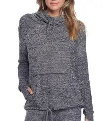 Barefoot Dreams Cozy Chic Lite Pebble Beach Pullover in Pebble Gray - Size XL