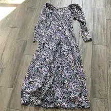 Nasty gal floral maxi dress