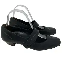 Paul Green Munchen Mary Jane Comfort‎ Shoe Career Black Leather 4.5