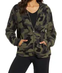 NWT Barefoot Dreams • cozychic women’s camo hoodie in olive multi sz 2X