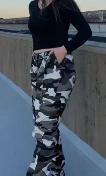 Camo cargo pants