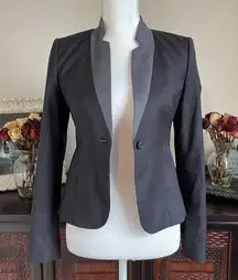 Boss Jayana Wool Contrast Collar Jacket size 0