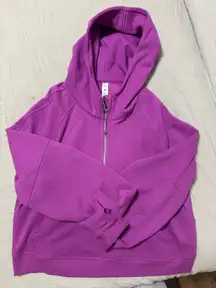 Pink Scuba Lululemon Half-Zip Hoodie