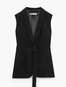 Belted Tuxedo Vest