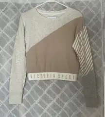 Victoria's Secret Cropped Boxy Fit Athletic Sweatshirt Sport XS
