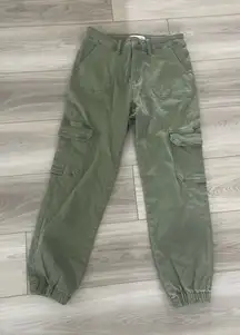 Blakeley Green‎ Soft Stretchy Olive Green Cargo Pants Size 27”