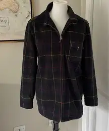 Stunning Plaid Ralph Lauren Warm Zip Up Coat