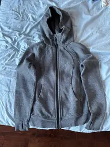 Lululemon Scuba Full-Zip Hoodie Grey