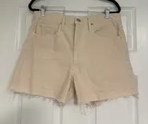 Frame Pale Pink Jean‎ Shorts Size 27